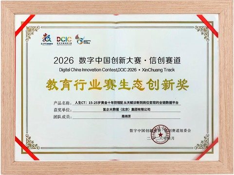 2026数字中国创新大赛信创赛道 教育行业赛生态创新奖